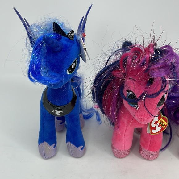 3 TY Beanie Babies My Little Pony Plush - Picture 3 of 17